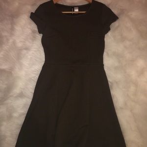 SOLD :H&M Olive knee high dress